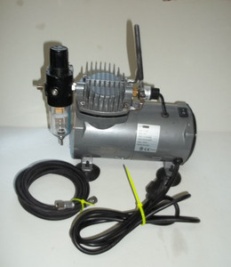 VIVOHOME TC-20BK 110-120V Dual Action 1/5 HP Airbrush Air Compressor