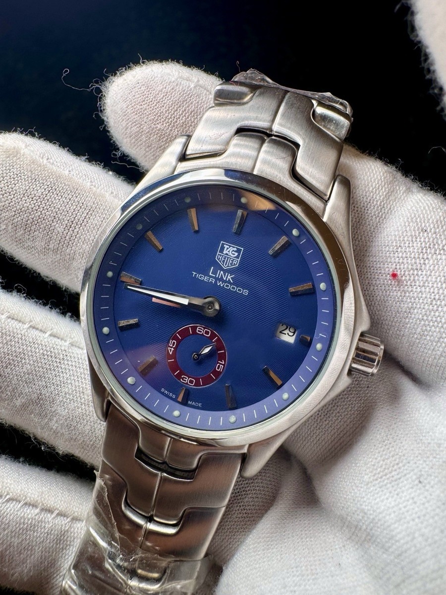 Tag Heuer Link Tiger Woods Limited Edition Automatic Blue Dial