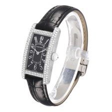 Cartier Tank Americaine Large White Gold Diamond Ladies Watch WB705131 4