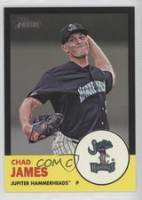 2012 Topps Heritage Minor League Edition Black Border 25/96 Chad James #174 1h1
