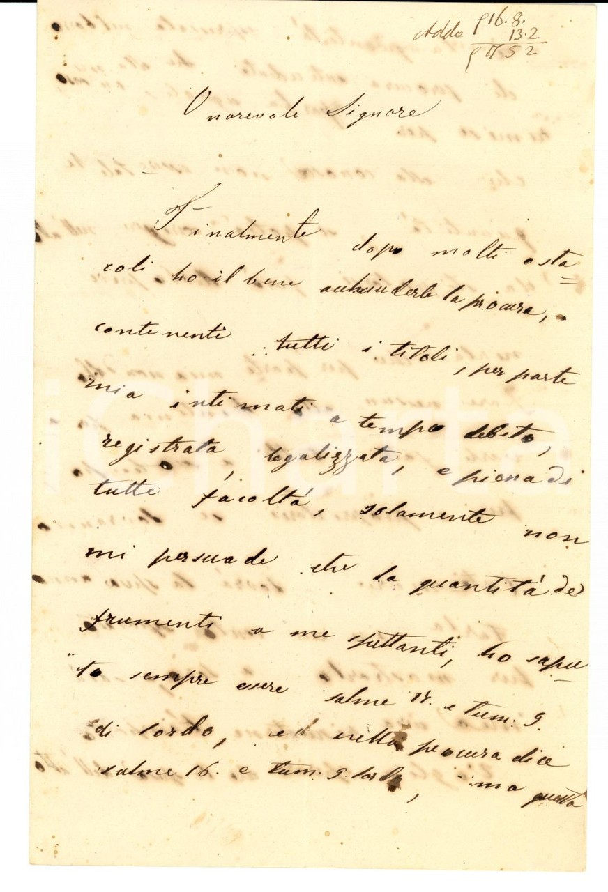 1886 PALERMO Suor Maria Caterina CRESCENTI provvede ai nipoti prima della morte