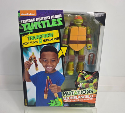Teenage Mutant Ninja Turtles - Mutations Michelangelo Transform Figur Neu OVP