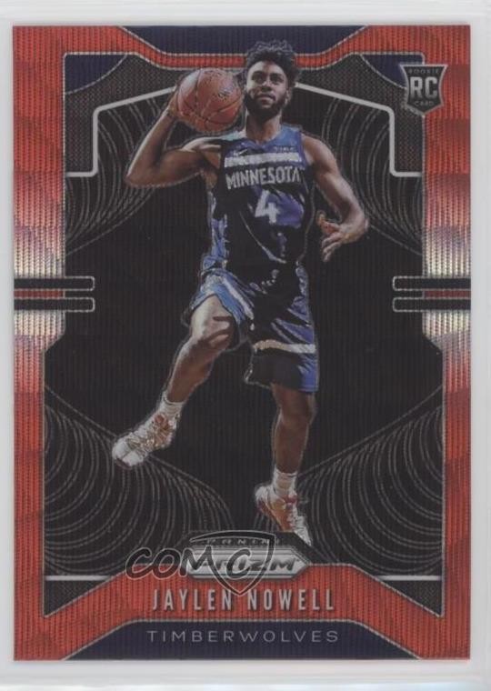 2019-20 Panini Prizm Rookie Ruby Wave Prizm Jaylen Nowell #281 Rookie RC e9p