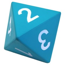 KES3226 Kessler Corporation Giant Foam Dice: d8 Blue