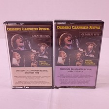 Creedence Clearwater Revival Greatest Hits Tapes 1 and 2 1985 Warner Cassettes