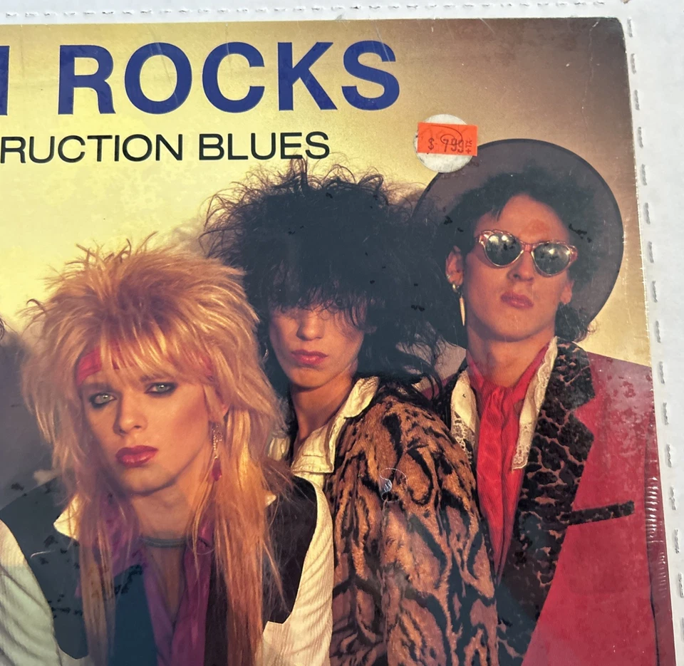 **SEALED** HANOI ROCKS-SELF DESTRUCTION BLUES-1985 OG VINYL PVC RECORDS PVC 8936 - Image 4 of 4
