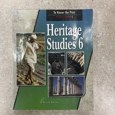 Heritage Studies 6 Student Book Ancient Landmark History Curriculum Grade 6