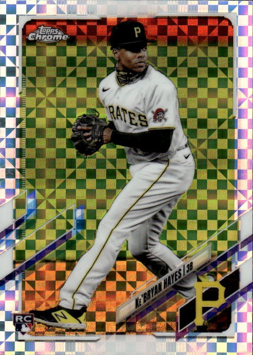 2021 Topps Chrome Ke'Bryan Hayes #191 X-Fractor Pittsburgh Pirates 31I