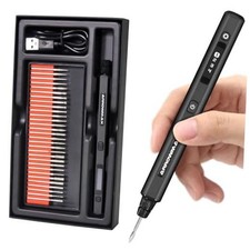 Mini Engraving Pen: Ultimate Cordless Portable Tool for Artists & Simple-black