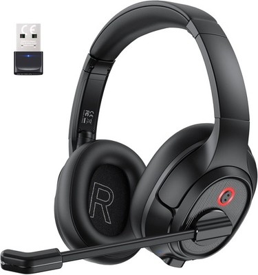 EKSA H6 Bluetooth Headset mit USB Dongle 55 Stdn 10m Reichweite AI