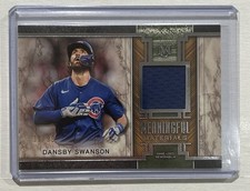 2025 Topps Museum Collection Dansby Swanson Meaningful Material Relics /99 Cubs