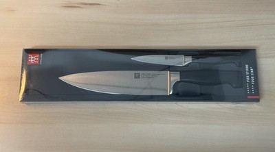 ZWILLING VIER STERNE Messerset 2-tlg Kochmesser 20cm & Spickmesser 10cm