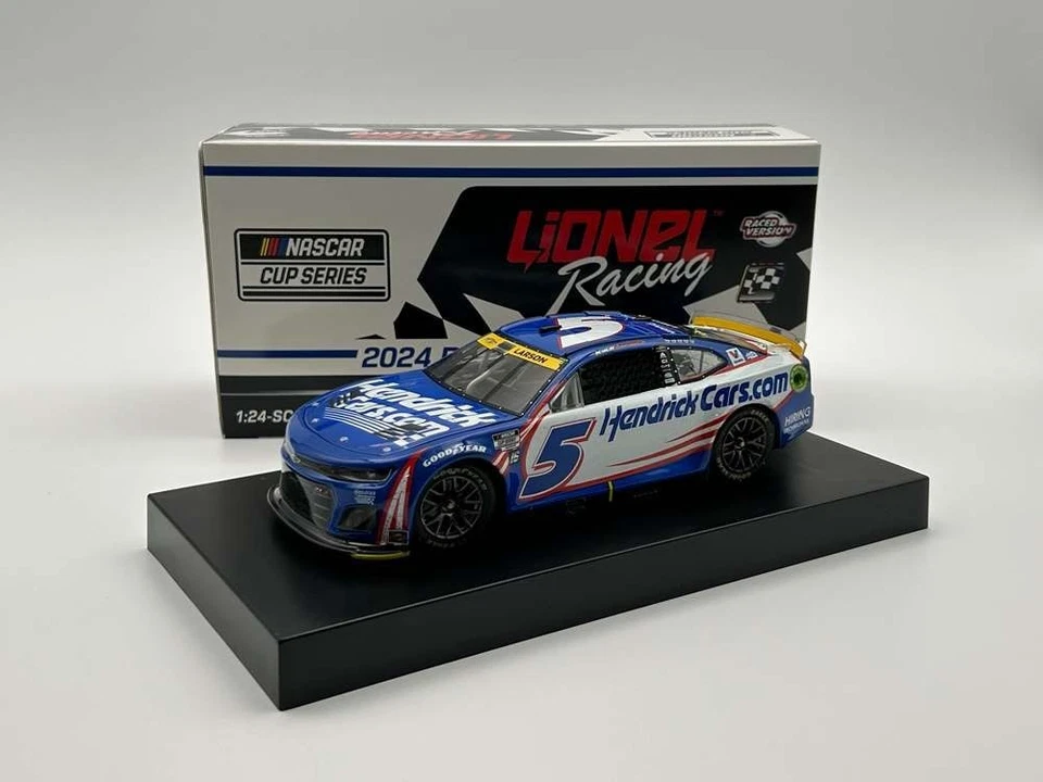 KYLE LARSON #5 2024 HENDRICKCARS.COM BRISTOL RACED WIN 1:24 SCALE NEW IN STOCK - Image 3 of 4