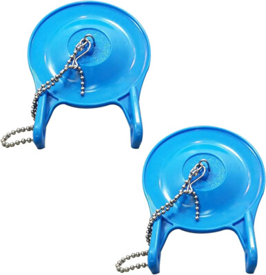 2 Pack Toilet Flapper 3 Inch Flapper Replacement Compatible Gerber 99-788 Blue