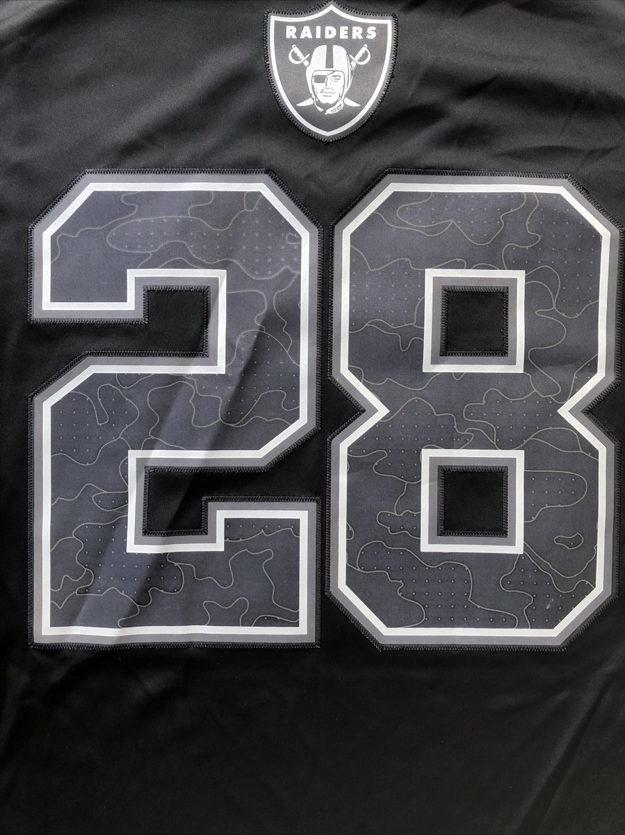 New Size XXL Nike NFL Raiders Josh Jacobs Jersey Black Camo