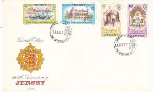Victoria College GB Jersey FDC (b) 1977 (100395)