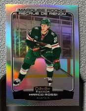 Marco Rossi Wild 2022-23 O Pee Chee Platinum Marquee Rookie Rainbow #208