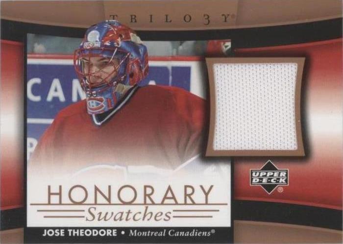 2005-06 Upper Deck Trilogy - Jose Theodore #HS-JO - 1 of 1