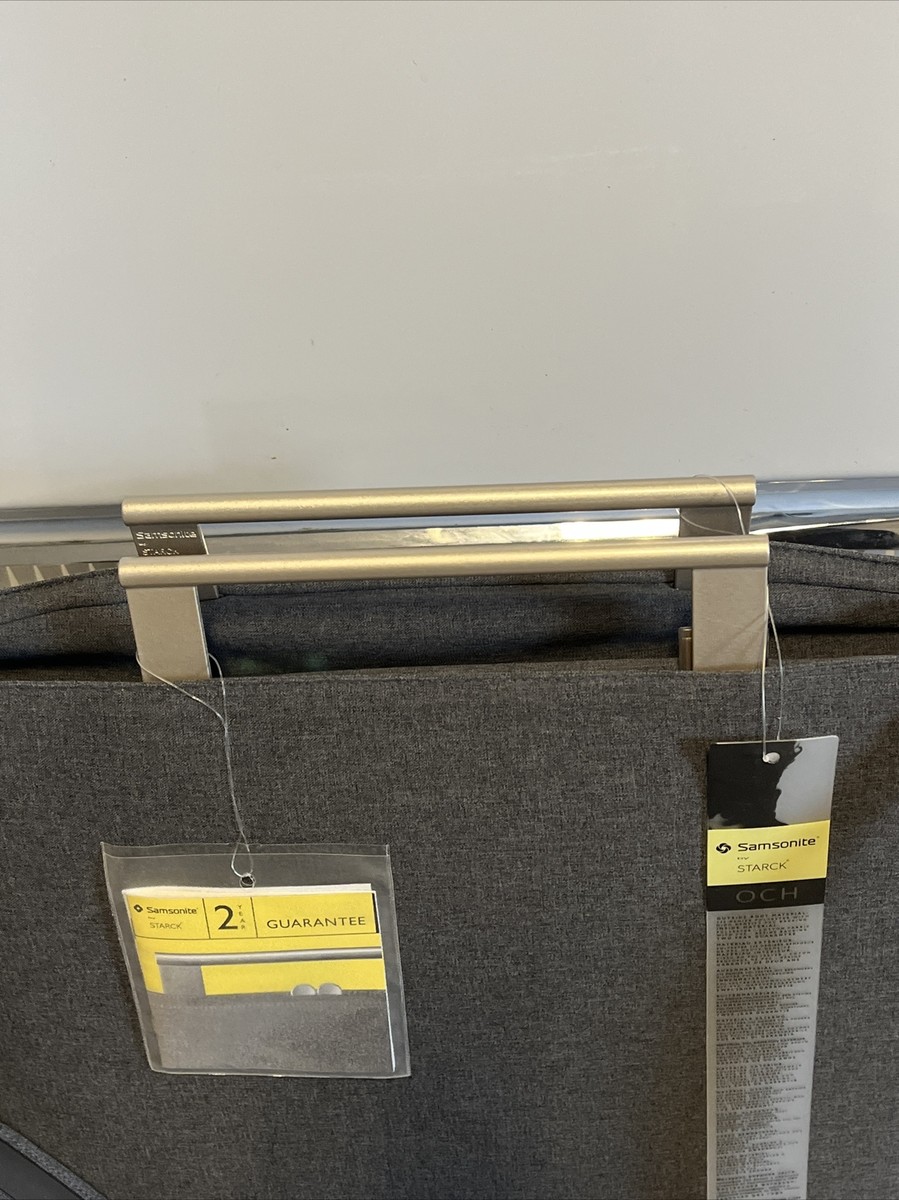 NWT Starck Samsonite Briefcase Grey Made In Europe | eBay