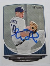 Kevin Ziomek signed 2013 Bowman Draft Rookie card auto