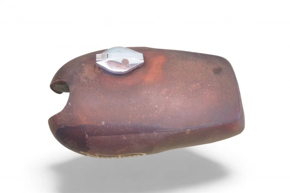 Norton Commando 850 1975 arranque eléctrico MK3 MKIII *2869 tanque de gasolina acero Foto 2 de 4