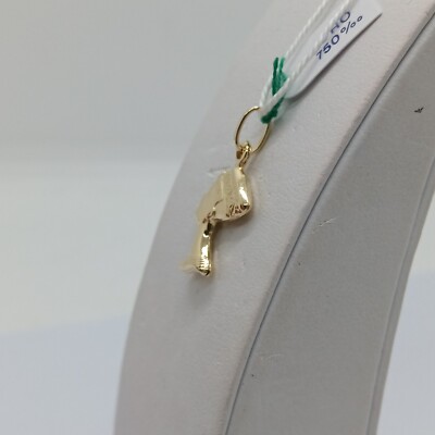 Ciondolo Regina Nefertiti In Oro Giallo 14kt Su Argento Sterling - Usdiamondking