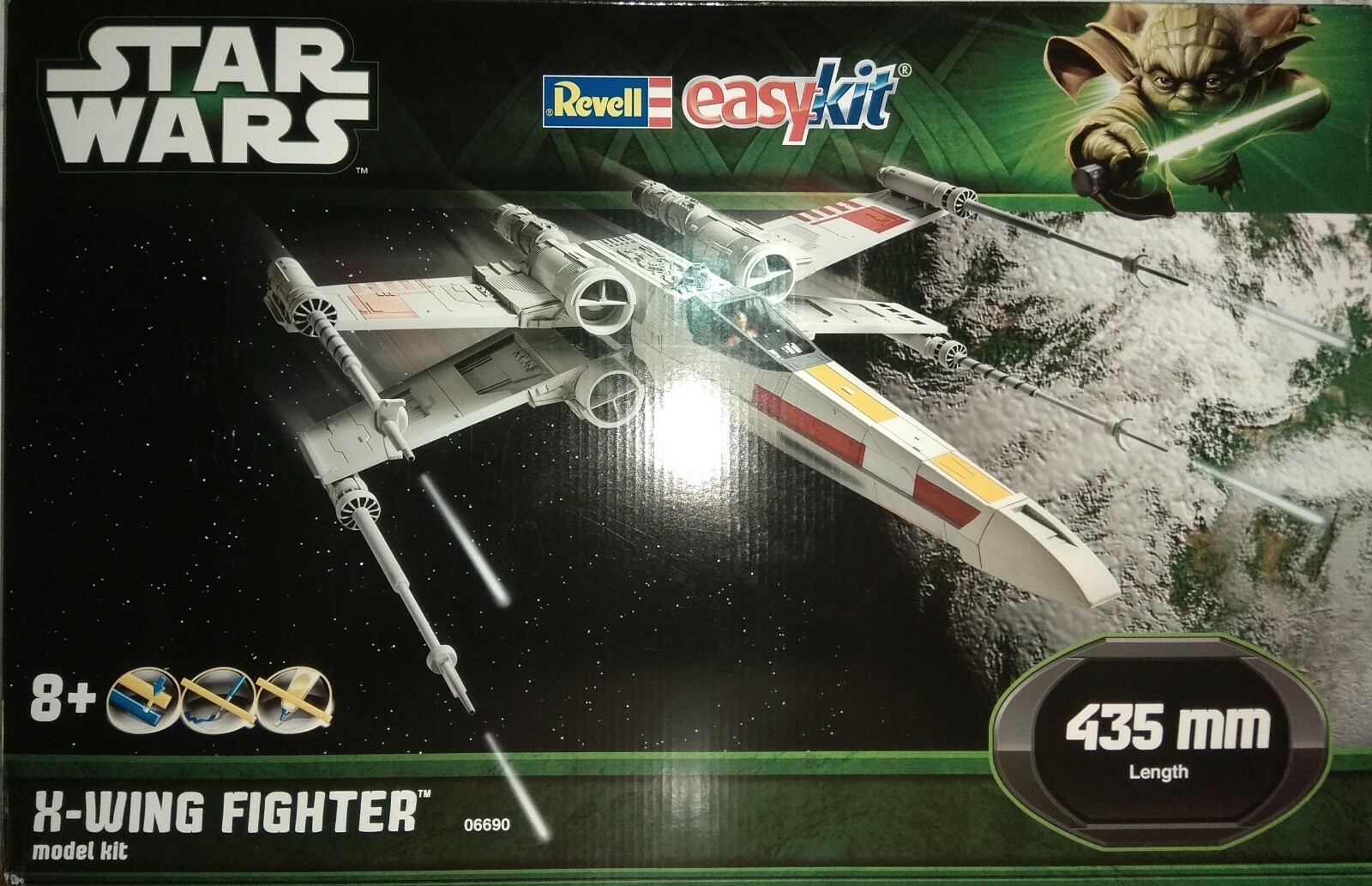 x wing fighter model kit