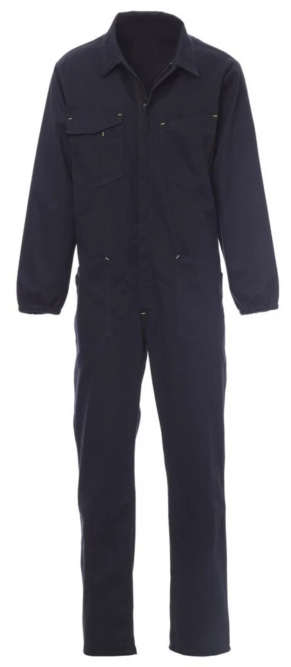 Taglie Forti Uomo Tuta Da Lavoro Officina Meccanico Over Size Cotone Fino 7XL - Immagine 2 di 3