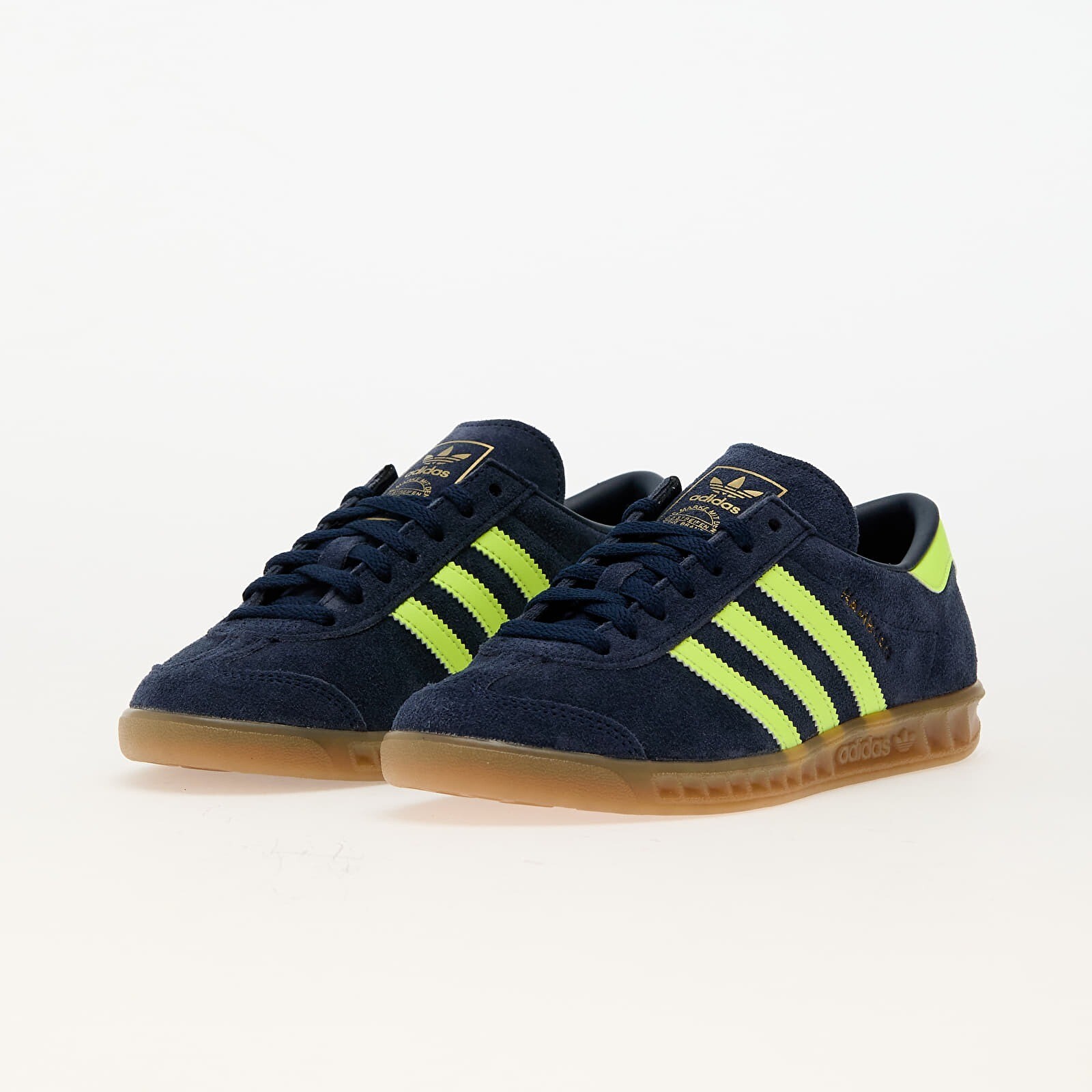 W Adidas Hamburg Night Indigo Spark Yellow JS0678 Womens Casual Shoes Sneakers W Adidas Hamburg Night Indigo Spark Yellow JS0678 Womens Casual Shoes Sneakers