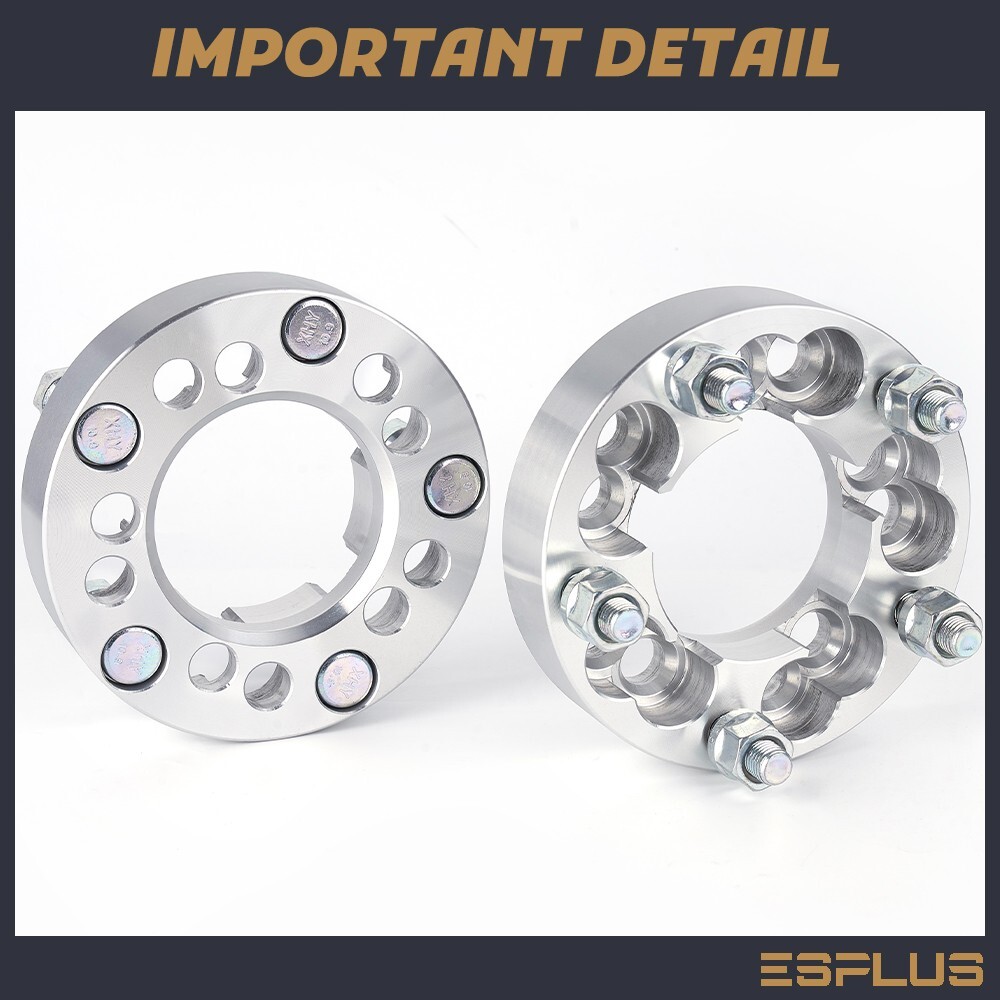 4x 1.25" Bentley 5x112 Hub to 5x4.5" Adapter Fit 03-24Continental/FlyingSpur