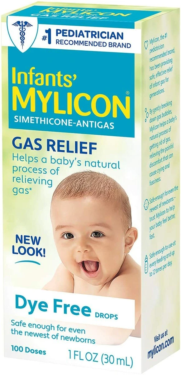 Mylicon Infant Gas Relief Dye Free Drops 1 fl oz 100 Doses eBay
