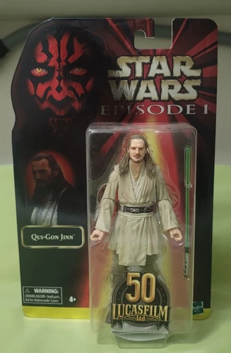 Star Wars The Black Series Qui-Gon Jinn 50th Anniversary 6" Action Figure Hasbro