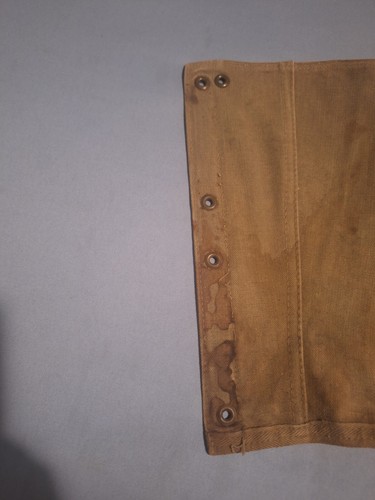 Leggings (Gaiters) in tela modello 1910 US Army colore verde usati - Foto 4 di 6
