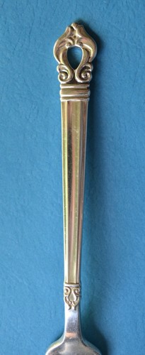 Codan Mexico solid Sterling 8” meats serving fork, like Georg Jensen’s Acorn - Picture 2 of 6