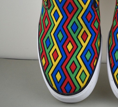 Kansai Yamamoto Skechers Multi Colour Primitive Slip On Sneakers Shoes - Picture 17 of 17