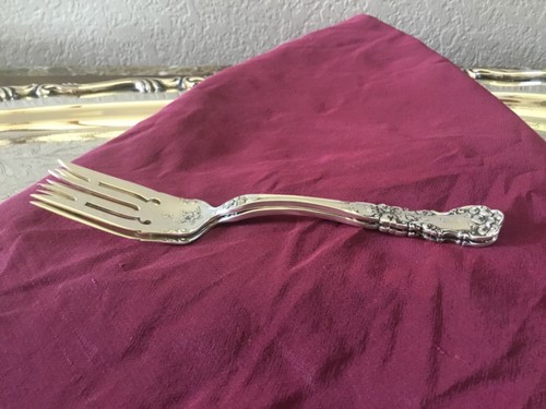 Hard to find INTERNATIONAL STERLING PANSY 6 1/8" SALAD FORK - 2 avail. - Picture 8 of 11