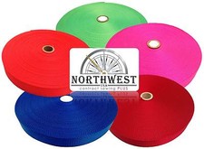 Heavy Nylon Webbing Strapping by the Yard or lot - 1.5"  2" Widths - 8 Colors