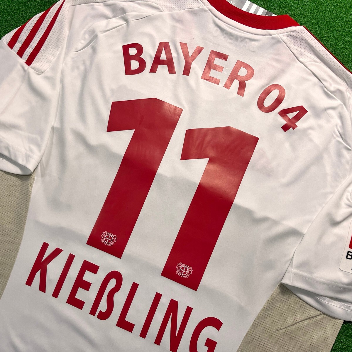 Stefan Kiessling 11/12 Bayer Leverkusen Away Jersey Adidas