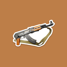 Ak47 Gun Sticker Vinyl Decal 4 Inch Waterproof Indooroutdoor Hunting Ak47 Gun Sticker Vinyl Decal 4 Inch Waterproof Indooroutdoor Hunting