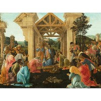 Sandro Botticelli The Adoration Of The Magi Canvas Art Print Poster