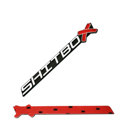 For SHITBOX LSX LS Emblem 3D Car Fender Badge Decal Truck Chrome