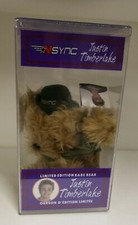 Justin Timberlake Nsync Collectible Limited Edition Rare Bear Still Factory Seal