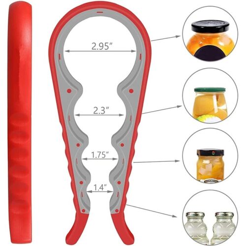 5-in-1 Jar Opener for Weak Hands - Multi-Function Bottle Opener - JT175 - Picture 3 of 11