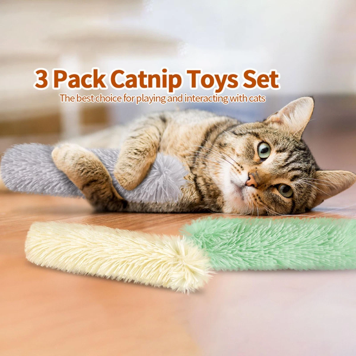 Cat Foosball Toy Cat Kicker Toy Portable Lightweight Soft Plush
