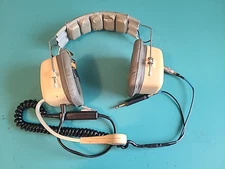 TELEX EBM-1402 Pilots Aviation Headset w/ Microphone Vintage Hear Defender