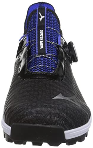 シューズ MIZUNO - WAVE HAZARD BOA 51GM2170 09 BK/HBL 29.0 MIZUNO Golf Shoes WAVE HAZARD BOA WIDE 51GM2170 Black Blue