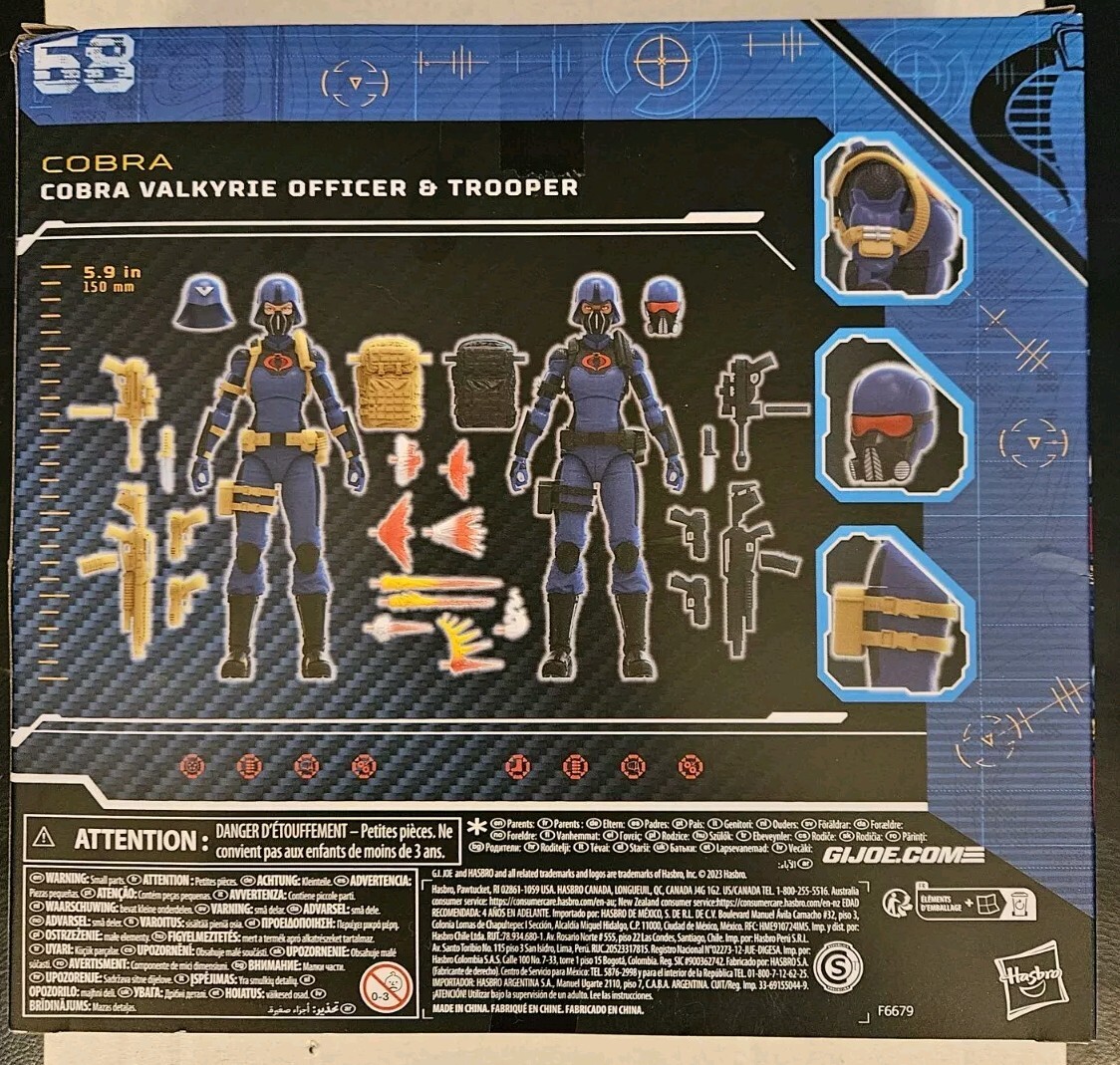 ミリタリー G.I. Joe Classified 68 Cobra Valkyries G.I. Joe Classified Series 6