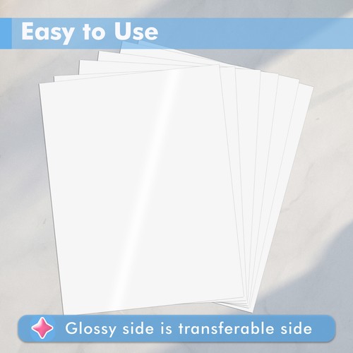 Lot Koala Sublimation Sticker Paper Waterproof Glossy White/Matte White /Clear - Afbeelding 18 van 27
