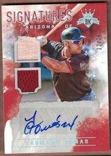 2017 DIAMOND KINGS BAT KINGS HOLO BLUE YASMANY TOMAS #22/25