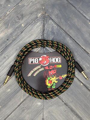 Cable Rasta Pig Hog Rasta PCH10RA 10ft Straight to Straight 1/4